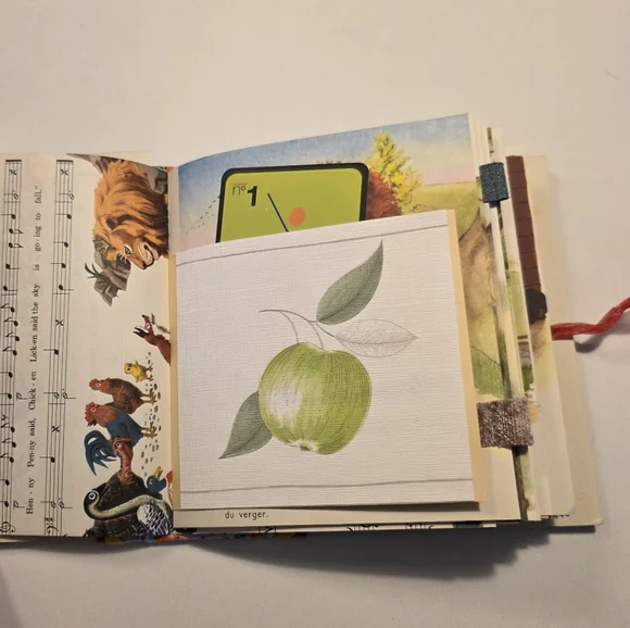 Tortillou Little Golden Book Handmade Decorated Junk Journal - Picture 4 of 13